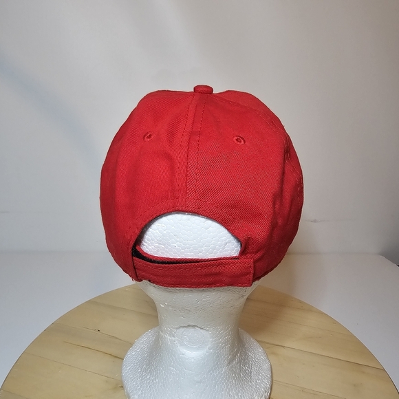 St. Louis Cardinals New Era 9Twenty Youth Adjustabke Baseball Hat Red Polka Dots - Picture 3 of 6